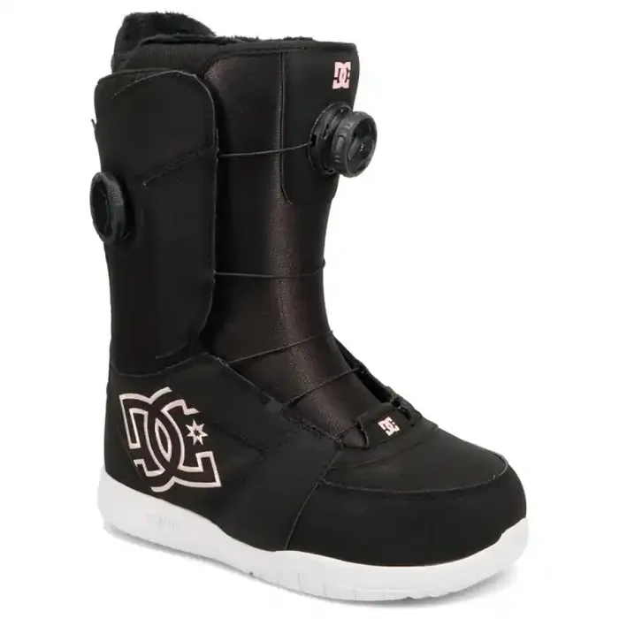 Boots snow femme DC lotus 2026 noir/rose Meilleure Vente