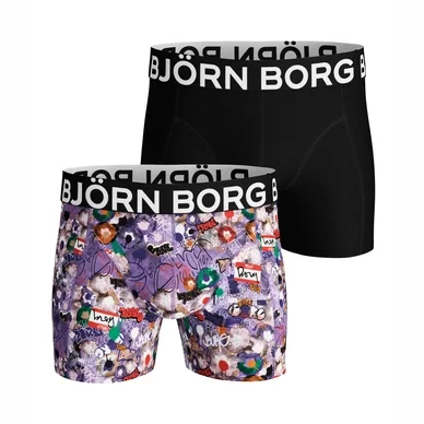Boxer Björn Borg Men Core Shorts Sammy BB Graffiti Wall Sunlit Allium (2 pack)