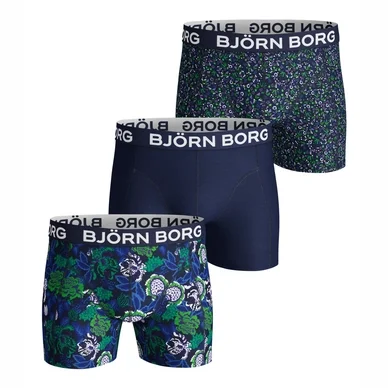 Boxer Björn Borg Men Core Shorts Sammy BB Shadeline Strong Flower & B Peacoat (Lot de 3)