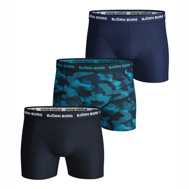 Boxer Björn Borg Men Core Shorts Sammy BB Shadeline Total Eclipse (Lot de 3)