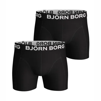 Boxer Björn Borg Men Core Solid Black Black (Lot de 2)