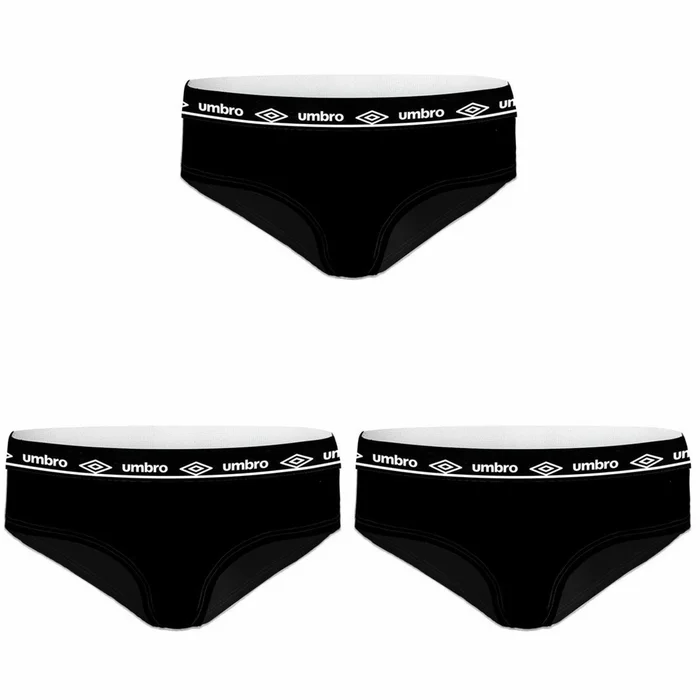 Boxer coton uni femme Umbro (x3)