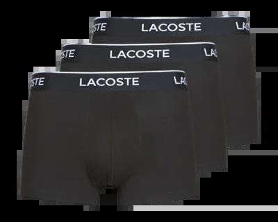 Boxers Lacoste Men Casual Noir (Lot de 3)