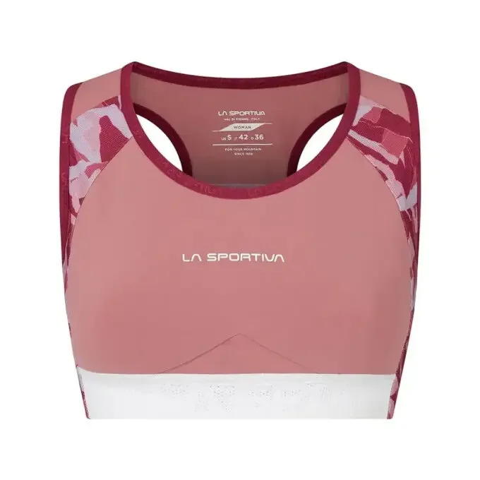 Brassière de trail running femme La Sportiva Hover – Blush/Red Plum Retour Gratuit