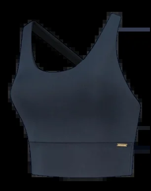 Brassière Deblon Femme Sarah Cross Top Navy