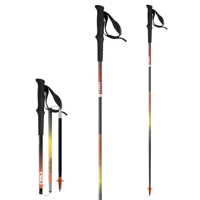 Bu00e2ton de trail TSL Trail Carbon 4 Ultra Mid Fire [Taille 105 cm]