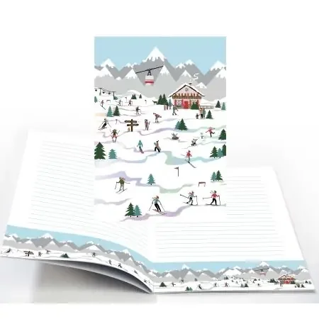 Cahier Montagne de Cartes d'Art Tendance
