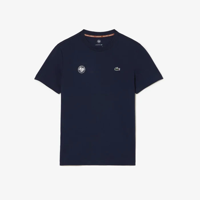 Camiseta de tenis Roland Garros hombre Lacoste Azul marino