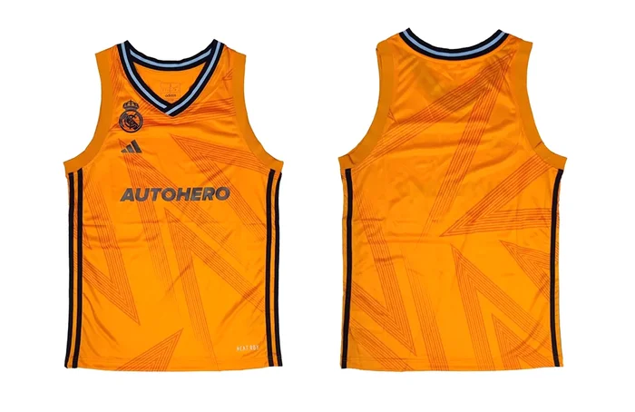 Camiseta Junior 2ª Equipación Real Madrid Baloncesto « Orange »
