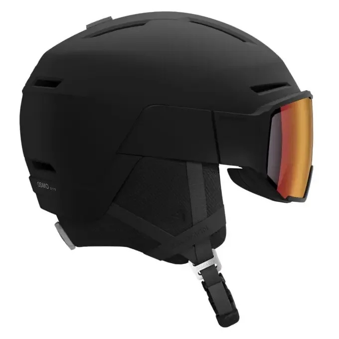 Casque SALOMON Osmo Pro SIGMA Photo – Black / Poppy Red Acheter En Ligne