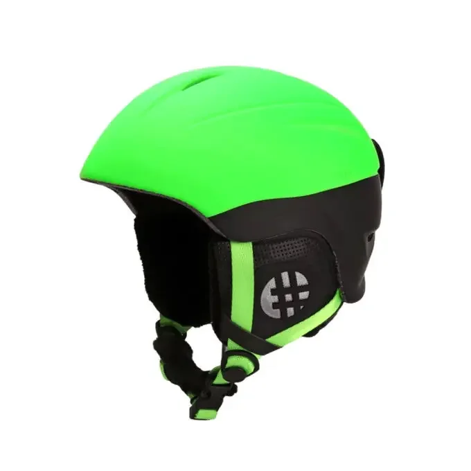 Casque ski DIEZZ Teen sans visière – Green Black Pas Cher