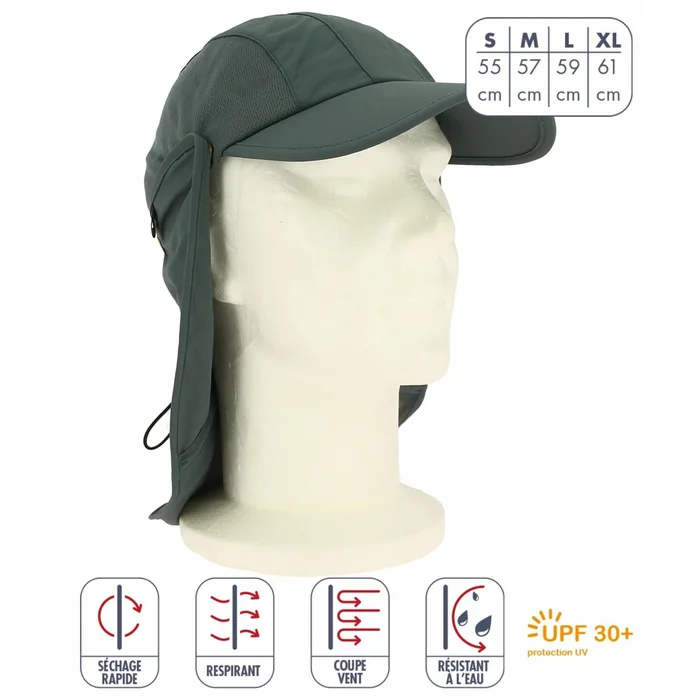 Casquette anti-UV u00c9lu00e9menterre Albatros [Taille S]