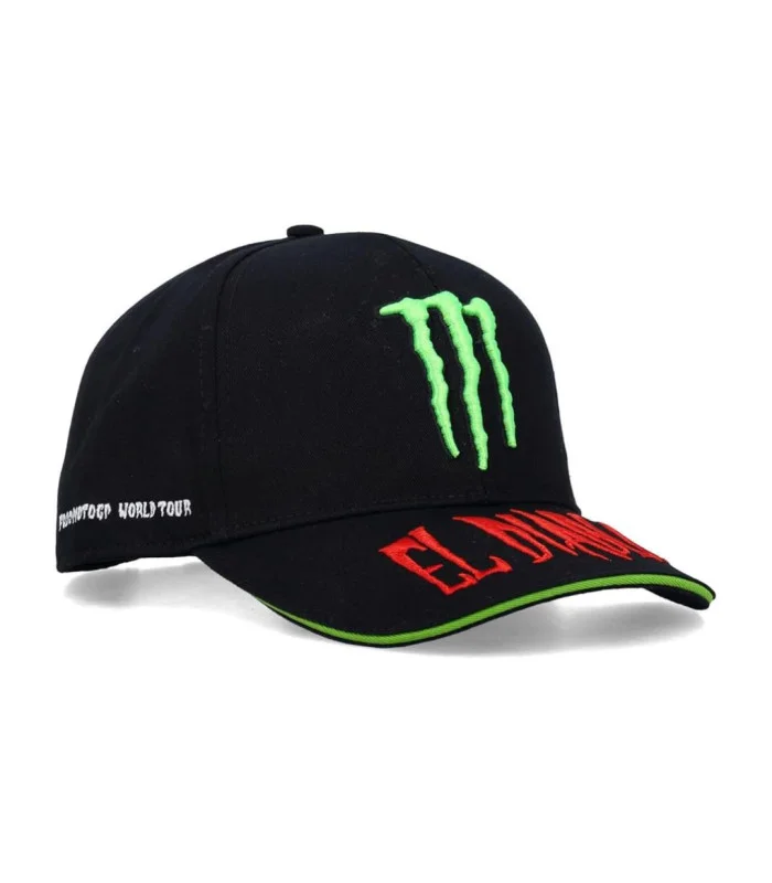 Casquette baseball Dual Monster FQ20 – World Tour Moto GP Officiel Adulte Taille Unique Noir