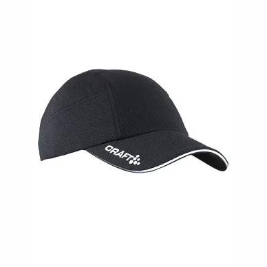 Casquette Craft Run Cap White One Size Black
