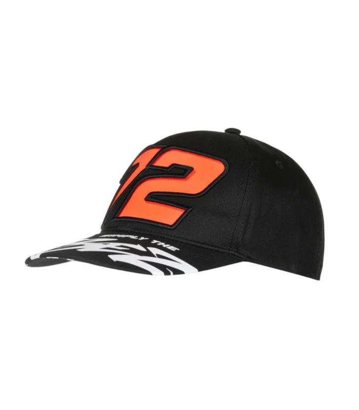 Casquette Marco Bezzecchi 72 Officiel MotoGP Adulte Taille Unique Noir