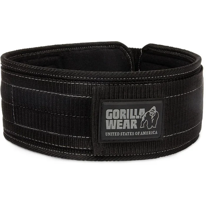 Ceinture de levage en nylon 4 pouces Gorilla Wear