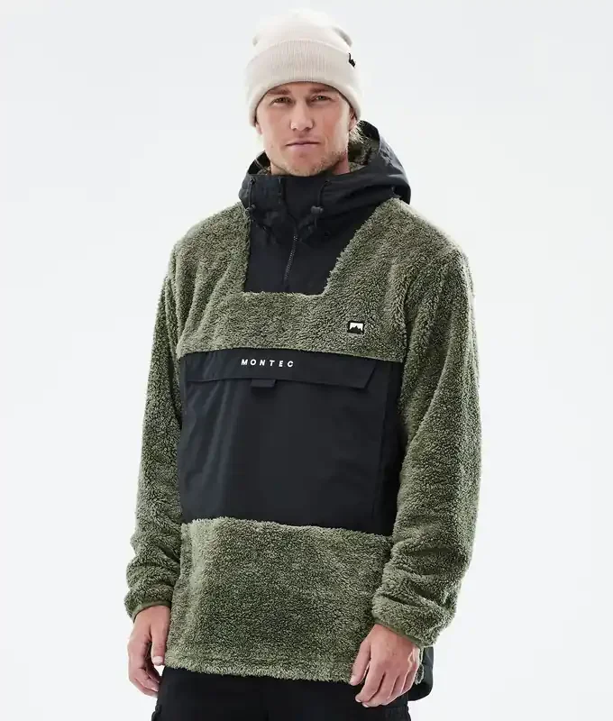 Certifié Montec Lima Pull Polaire Homme Greenish/Black