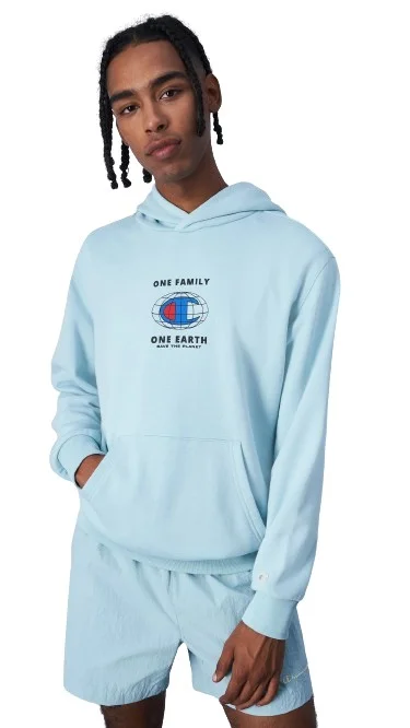 Champion Rochester Future Care Hooded Sweatshirt "Pale Turquoise"
