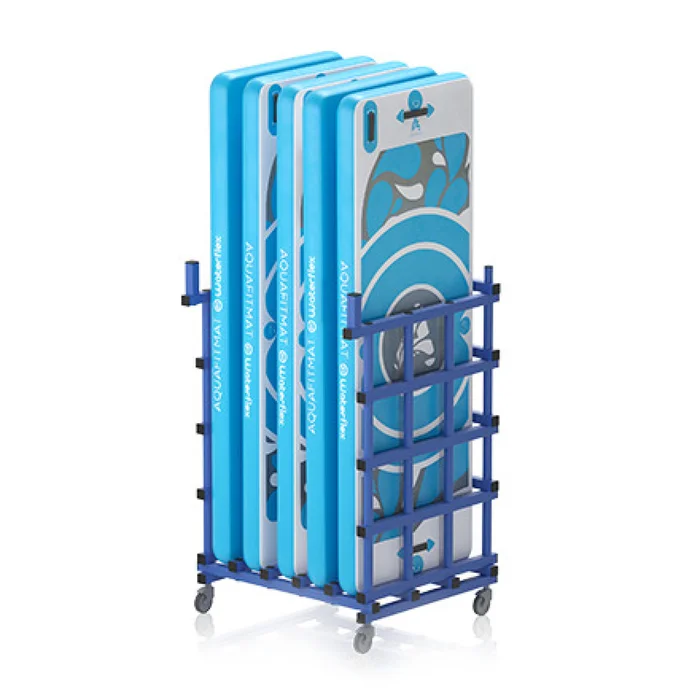 Chariot de rangement pour 5 tapis flottants Waterflex [Taille 104x105x160 cm]