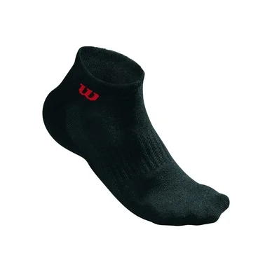 Chaussette de Tennis Wilson Men Quarter Sock Noire (3 paires)