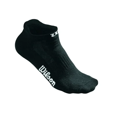 Chaussette de Tennis Wilson Women No Show Sock Noire (3 paires)