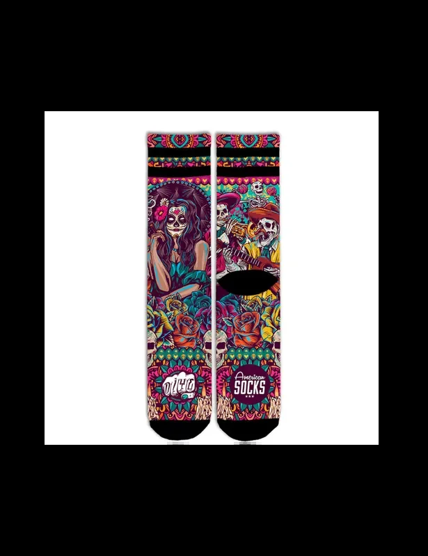 Chaussettes AMERICAN SOCKS Dia De Los Muertos Solde