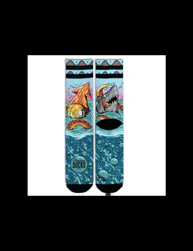 Chaussettes AMERICAN SOCKS Seamonsters Dernière Chance