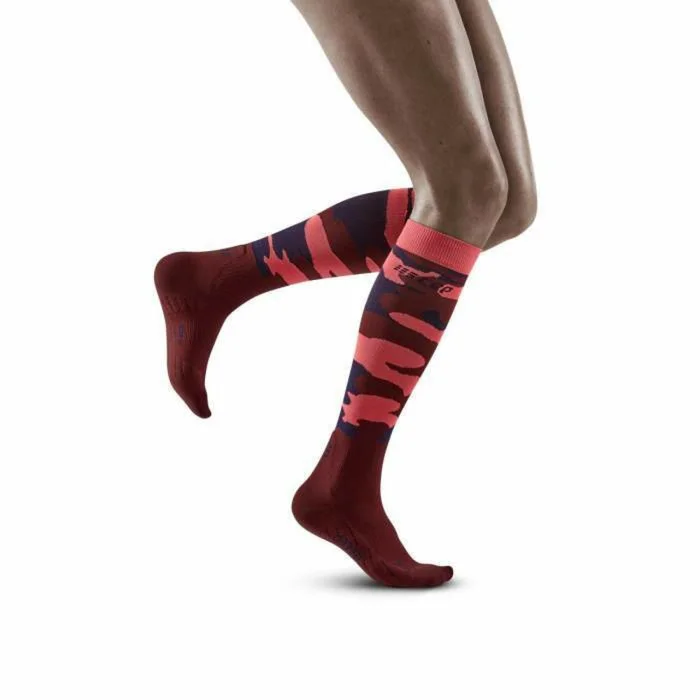 Chaussettes de compression hautes femme CEP Compression Camocloud [Taille  2]