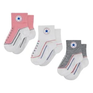 Chaussettes enfant CHN Striated QTR (x3)