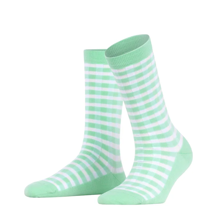 Chaussettes femme Burlington Sheer Vichy [Taille 36/41]