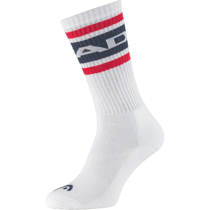 Chaussettes Head LONG CREW bleu marine/rouge