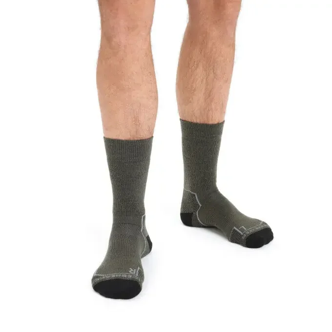 Chaussettes Icebreaker HIKE+ Loden/Black Offre Limitée
