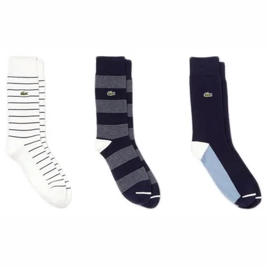 Chaussettes Lacoste Men RA3893 Navy Blue White Creek