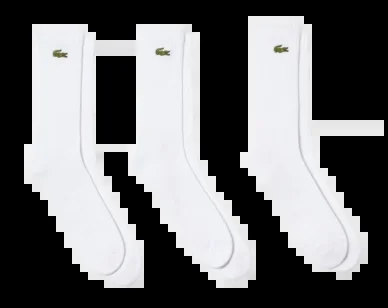 Chaussettes Lacoste RA4182 White (Lot de 3 paires)