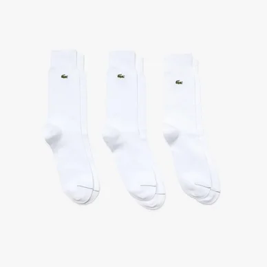 Chaussettes Lacoste RA4744 White Green (Lot de 3)