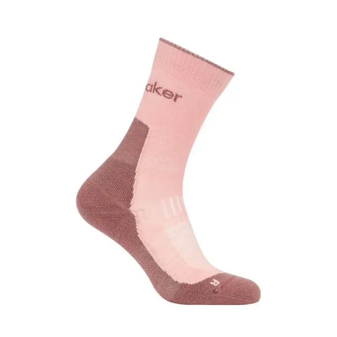 Chaussettes mi-mollet ICEBREAKER Hike+ Light Crew Femme – Blush / Summit Meilleur Choix