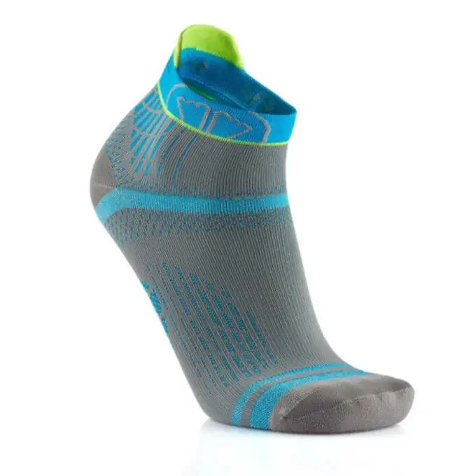 Chaussettes running SIDAS RUN FEEL – Gris / Turquoise Vente Directe