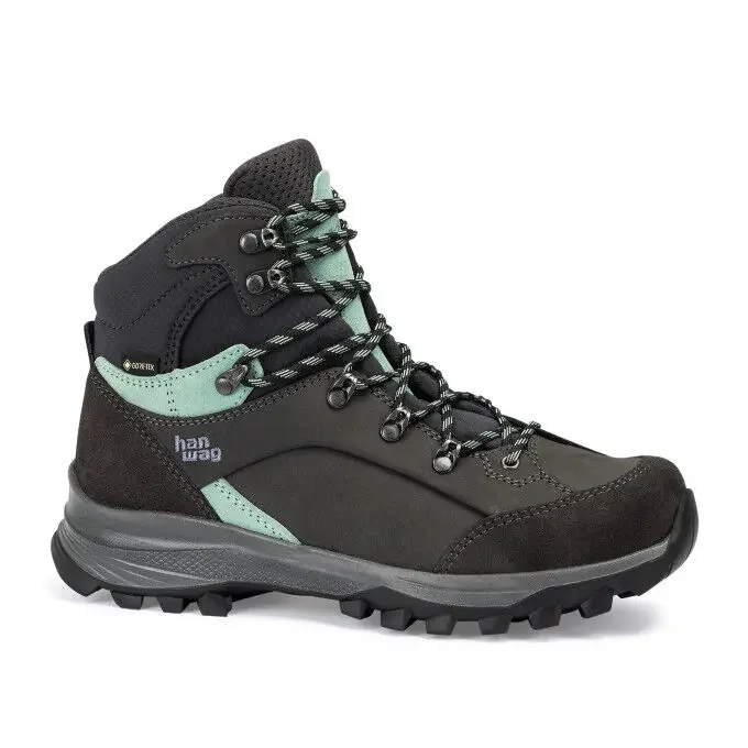 Chaussure de randonnée Hanwag Alta Bunion II LADY GTX asphalt/mint Achetez Aujourd’hui