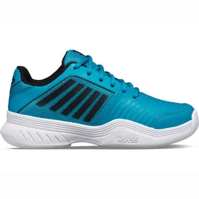 Chaussure de Tennis K Swiss Kids Court Express Carpet Algiers Blue White