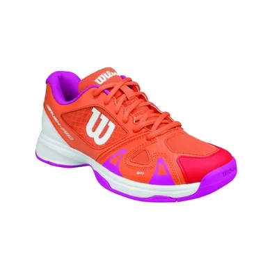 Chaussure de Tennis Wilson Rush Pro Jr 2.5 Nasturtium White Rose Violet