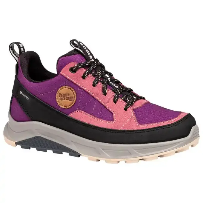 Chaussures d’approche Hanwag ROTPUNKT LIGHT LOW LADY GORE-TEX Rose/Purple Vente Flash