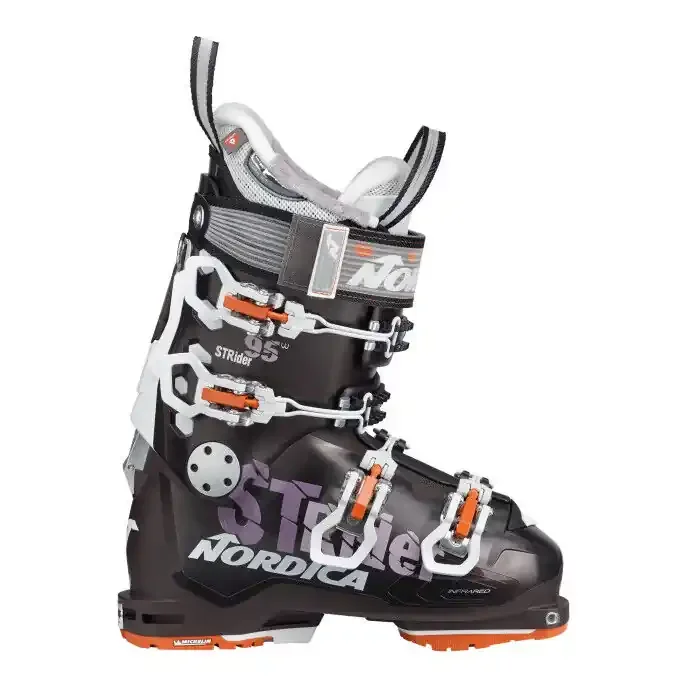 Chaussures de ski Nordica STRIDER 95 W DYN perle noir blanc orange Dernier Modèle