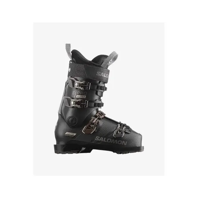 Chaussures de ski Salomon S/PRO ALPHA 110 GW Black/Titanium Metal Remise