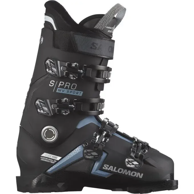 Chaussures de ski Salomon S/PRO MV SPORT 100 GW Black/Copen Blue Top Qualité