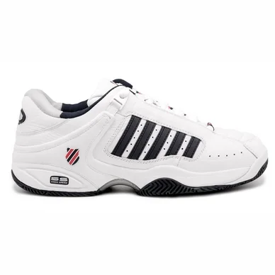 Chaussures de Tennis K Swiss Men Defier Rs White Dress Bluex Fiery Red