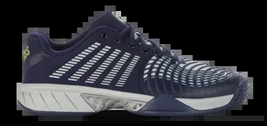 Chaussures de Tennis K-Swiss Men Express Light 3 Peacoat Gray Violet Lime Green