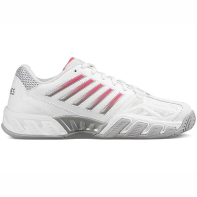 Chaussures de Tennis K Swiss Women Bigshot Light 3 Outdoor White Calypso Coral