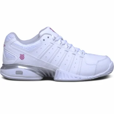 Chaussures de Tennis K Swiss Women Receiver III White Silver Very Berry