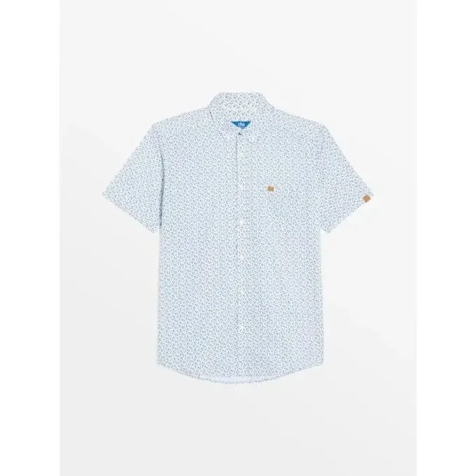 Chemise à motif blanc TBS ARIANCHA14027 Blanc Gros Lot