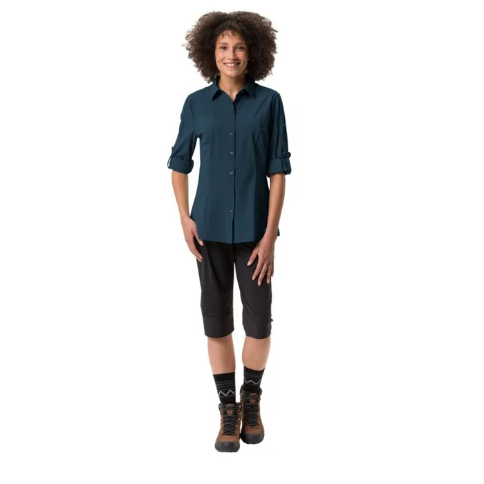 Chemise manches longues femme VAUDE Farley Stretch [Taille 2XS]
